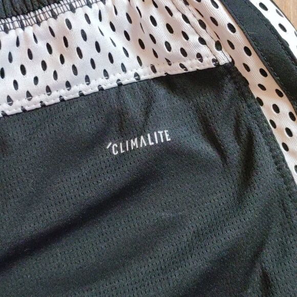 Adidas Shorts Small Black Climalite Activewear Athleisure Sporty Soccer Spring - Picture 5 of 6